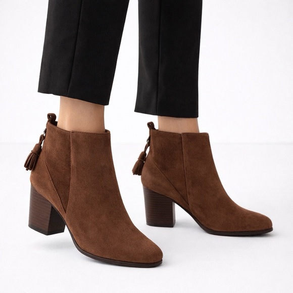 Paul Green Shoes - PAUL GREEN Jada Brown Suede Ankle Boots 8
